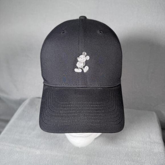 Disney Mickey Mouse Hat Cap Strap Back Black Nike Dri-FIT Legacy91 Mens Golf - Picture 1 of 12